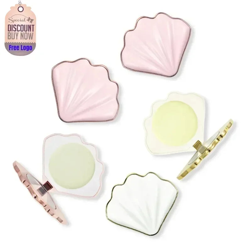 Private Label Pink/white Shell-shaped Brow Styling Soap Waterproof Long Lasting White Makeup Cosmetic Tool Bulk Custom